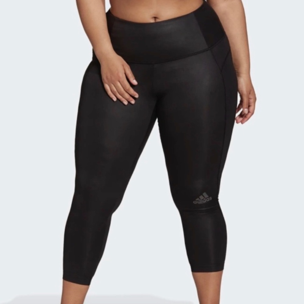 ADIDAS x ZOE SALDANA UForU Shine Plus Size Training Tights